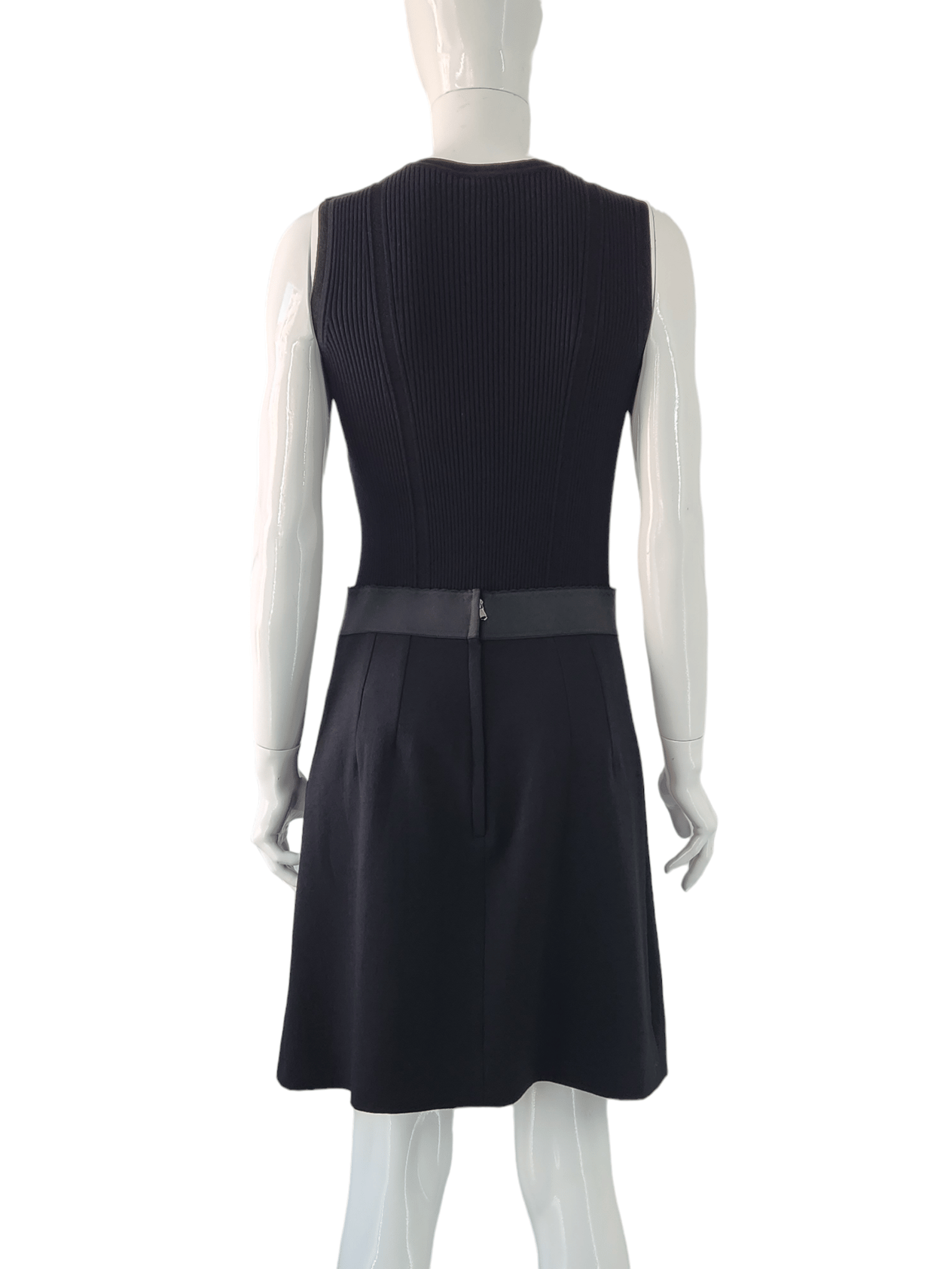  Dolce Gabbana Black Silver Stone Skirt IT42 DOLCE & GABBANA  