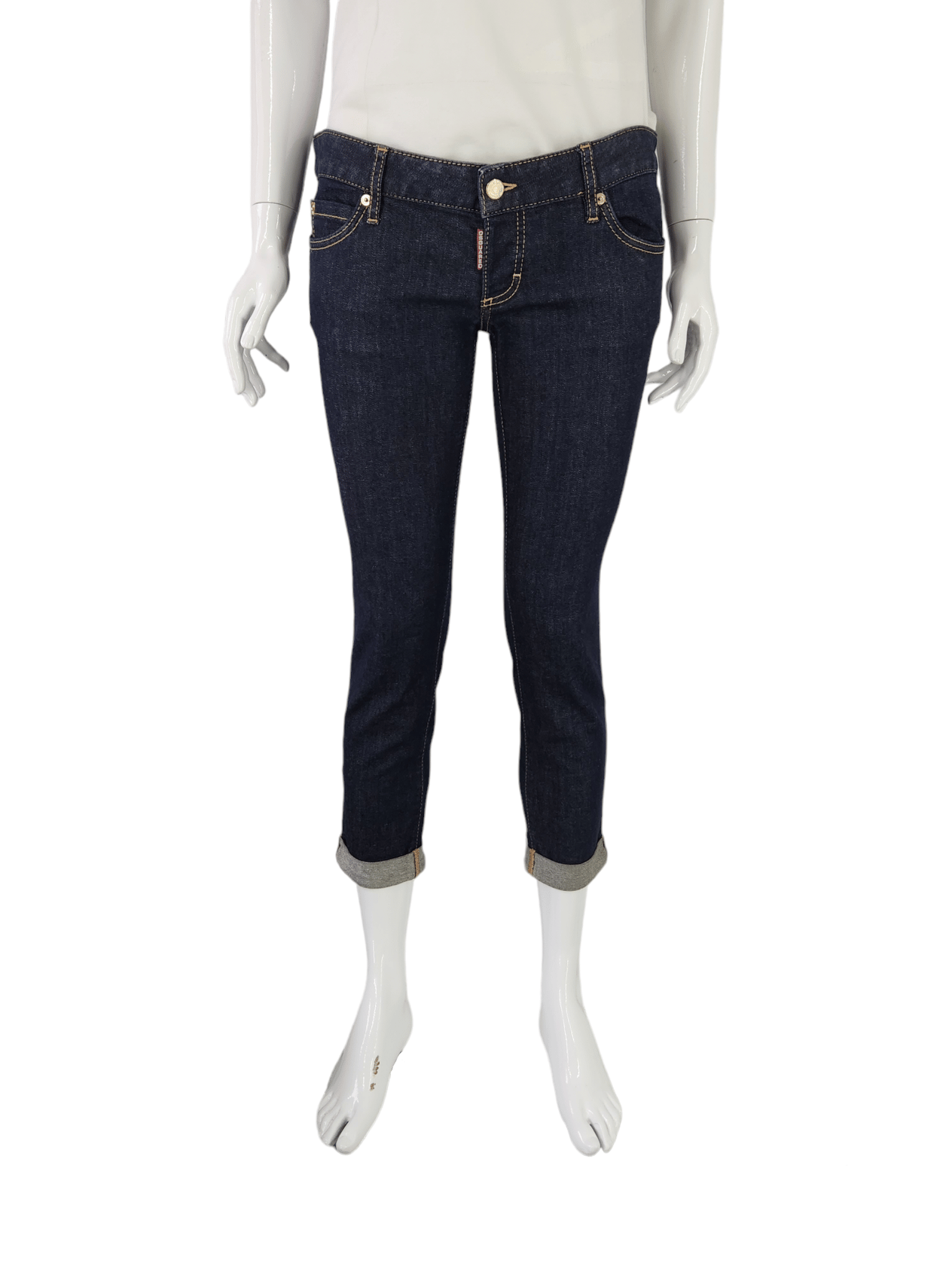  Dsquared2 Dark Blue Jeans IT44 DSQUARED2  