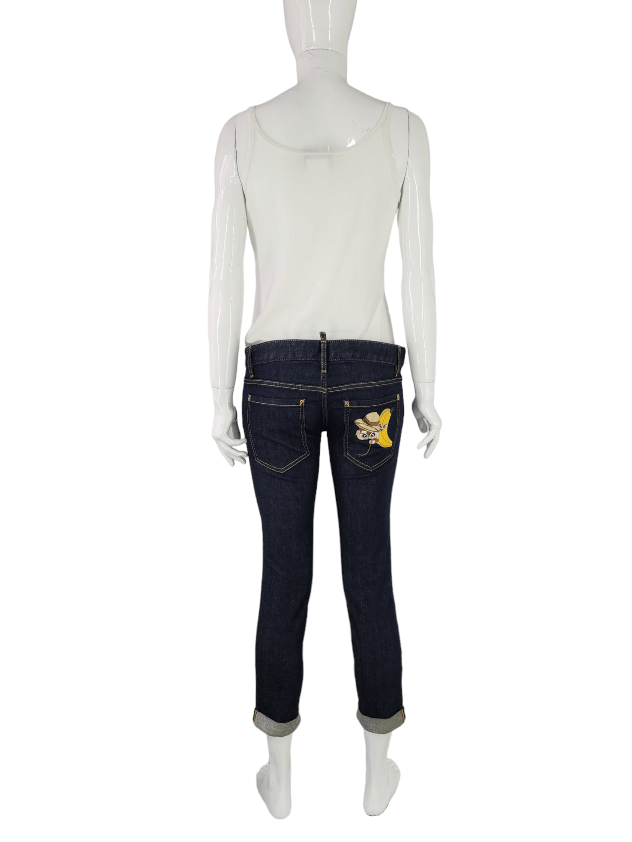 Dsquared2 Dark Blue Jeans IT44 DSQUARED2  