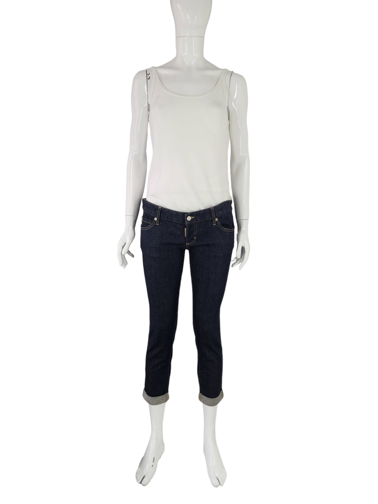 Dsquared2 Dark Blue Jeans IT44 DSQUARED2  