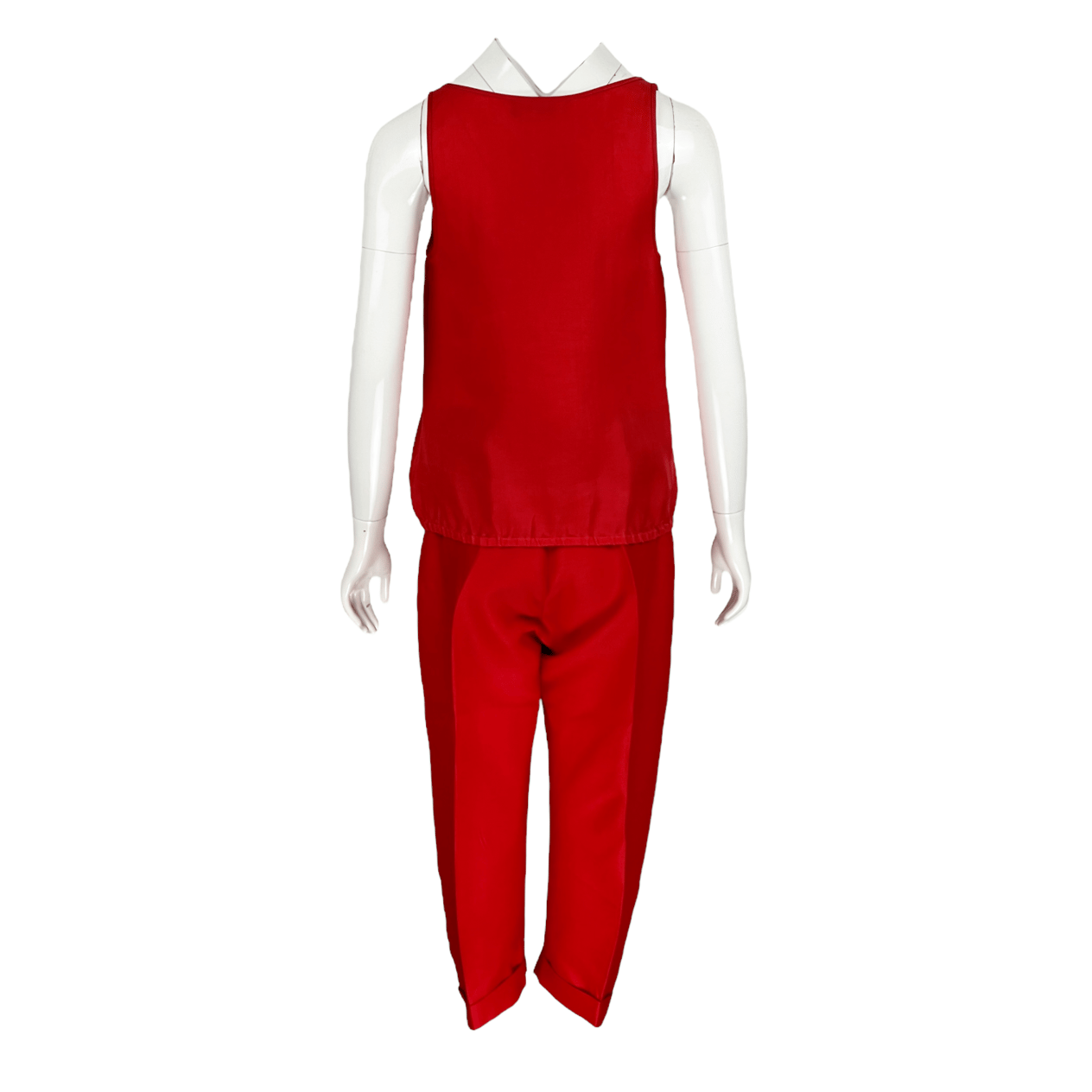  Dsquared2 Red Blouse IT40 Pant IT40 DSQUARED2  