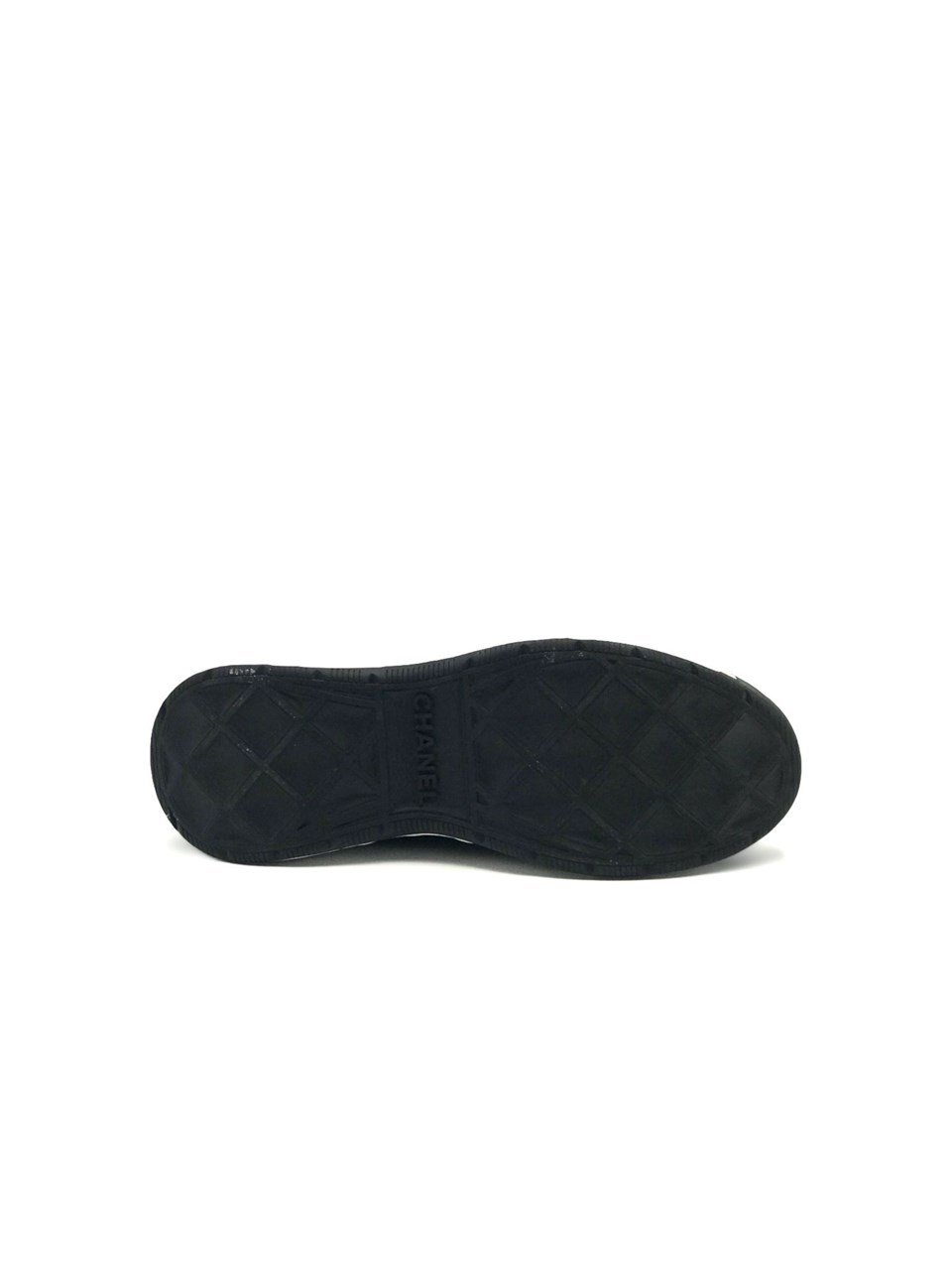 Fabric Calfskin Suede CC Sneaker Chanel