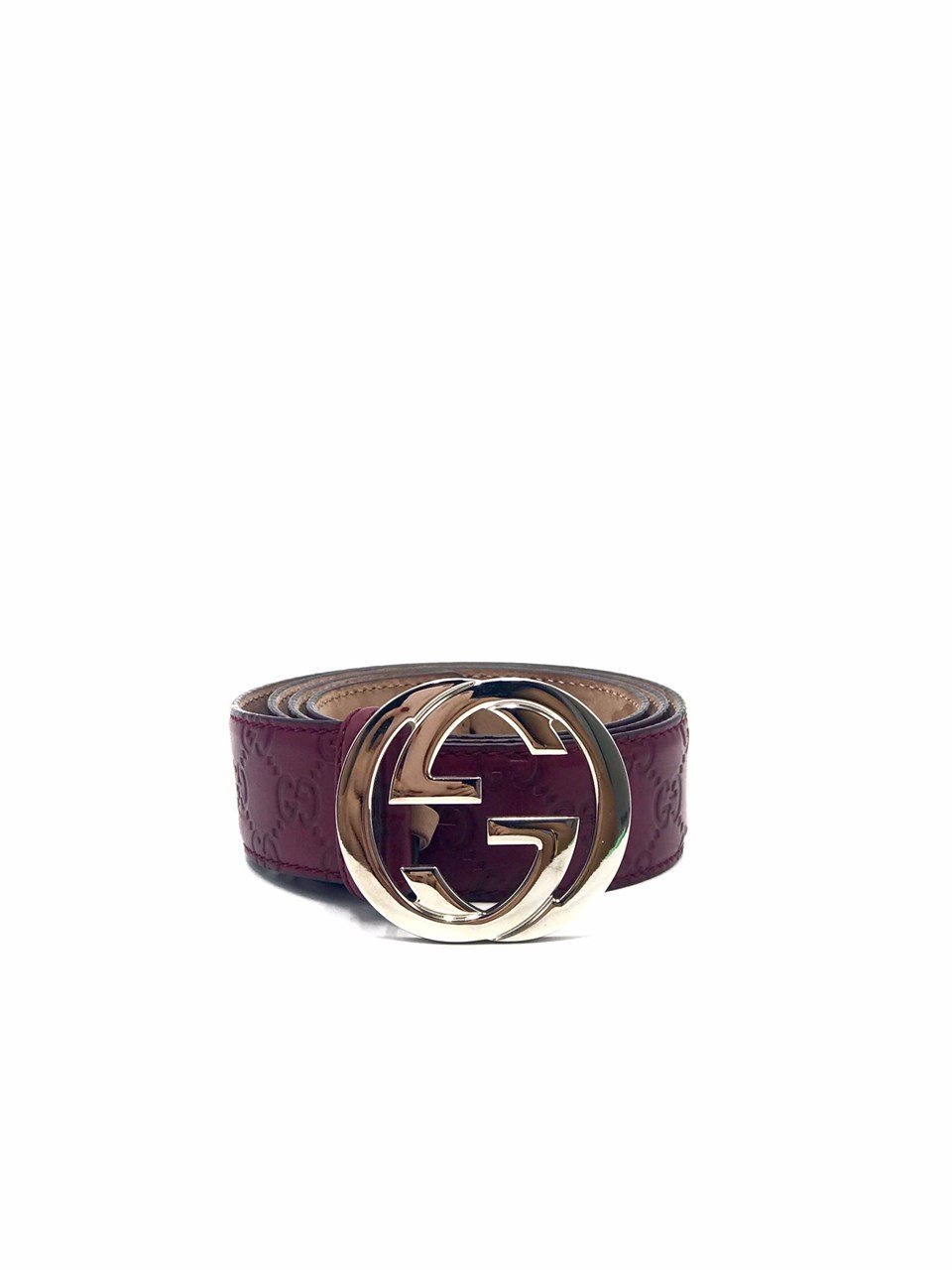 GG Logo Burgundy Belt