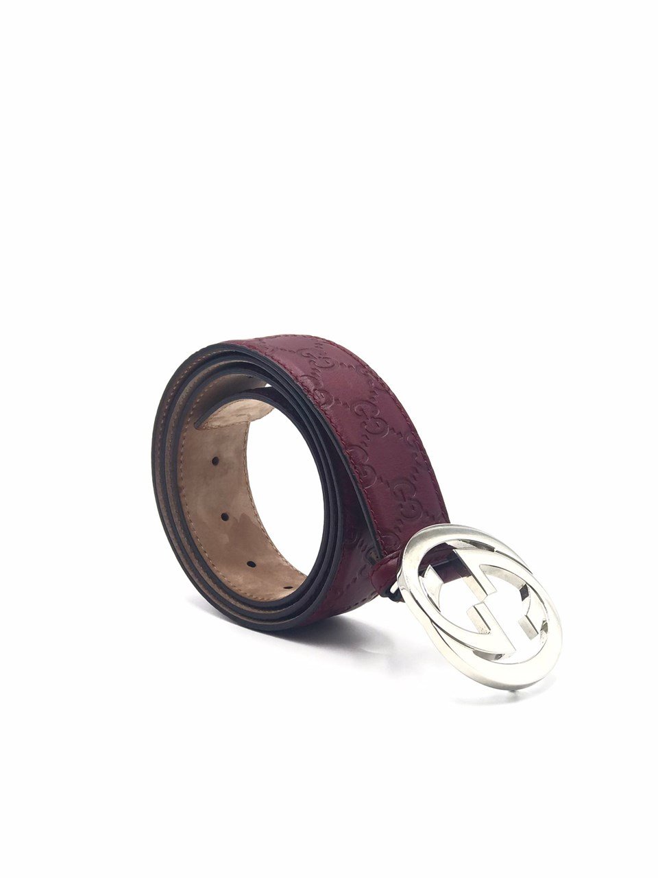 GG Logo Burgundy Belt