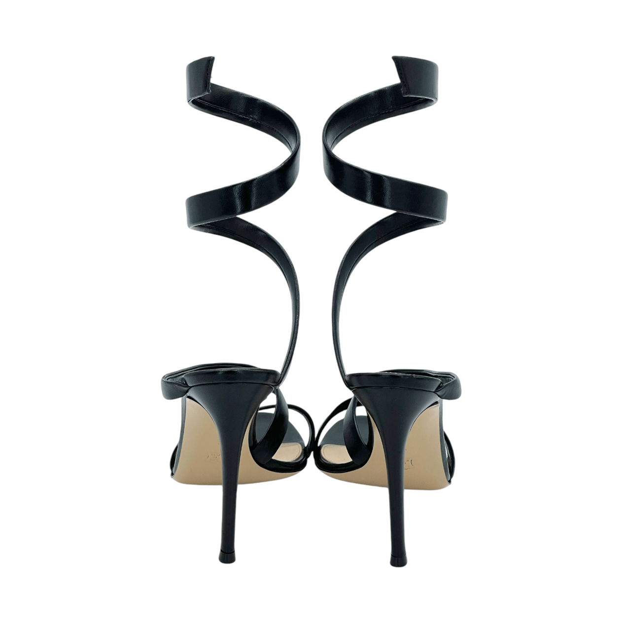  Gianvito Rossi Black Leather Opera Sandals 37 GIANVITO ROSSI  