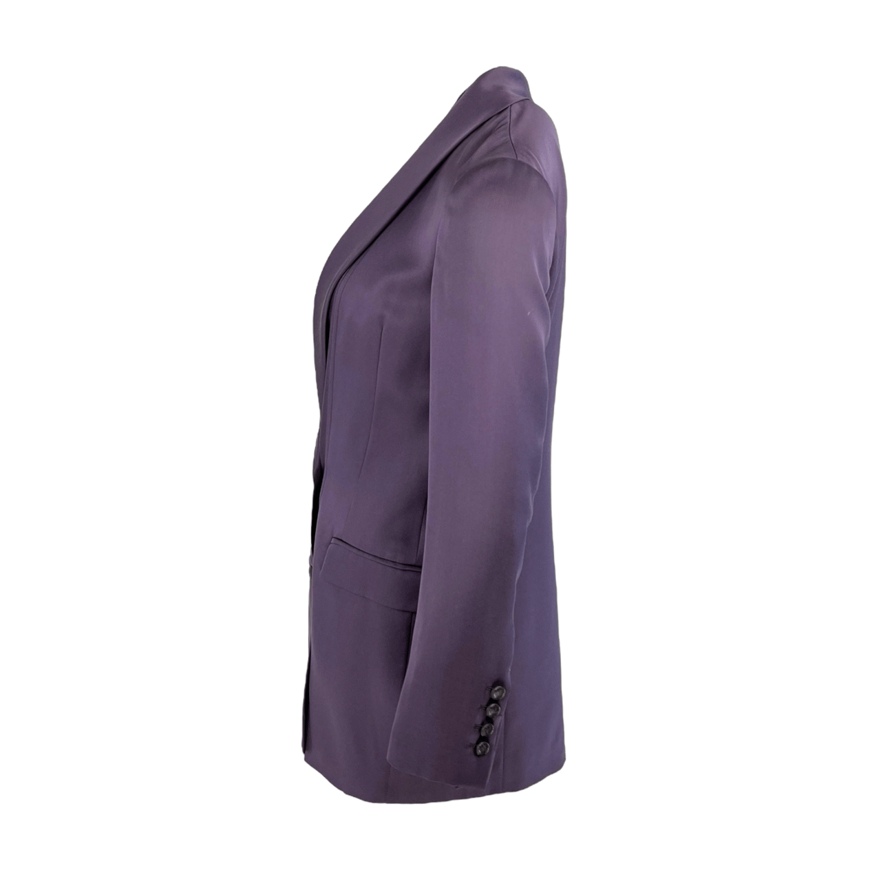  Gucci Purple Satin Jacket IT40 GUCCI  