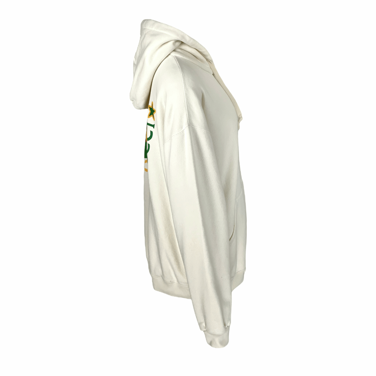  Gucci White Back Block Zip Hoodie M GUCCI  