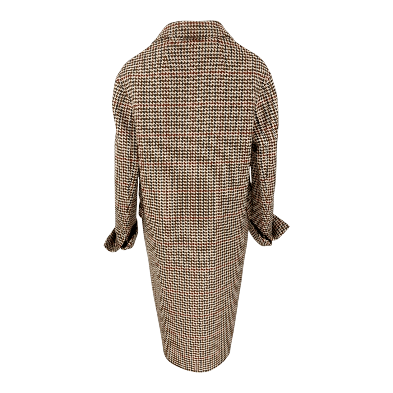  Joseph Beige Brown Wool Plaid Coat 32 JOSEPH  