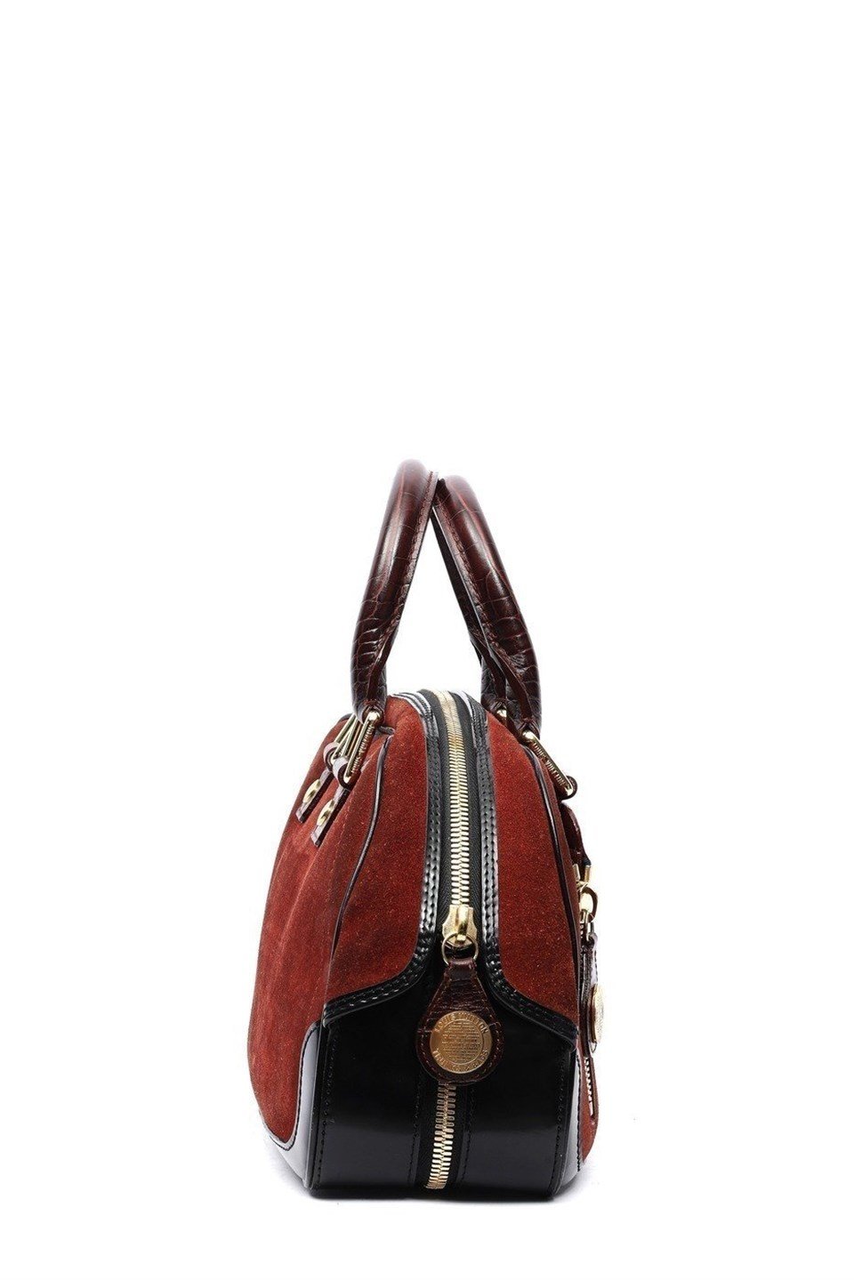 Limited Edition Suede Havane Stamped Bag