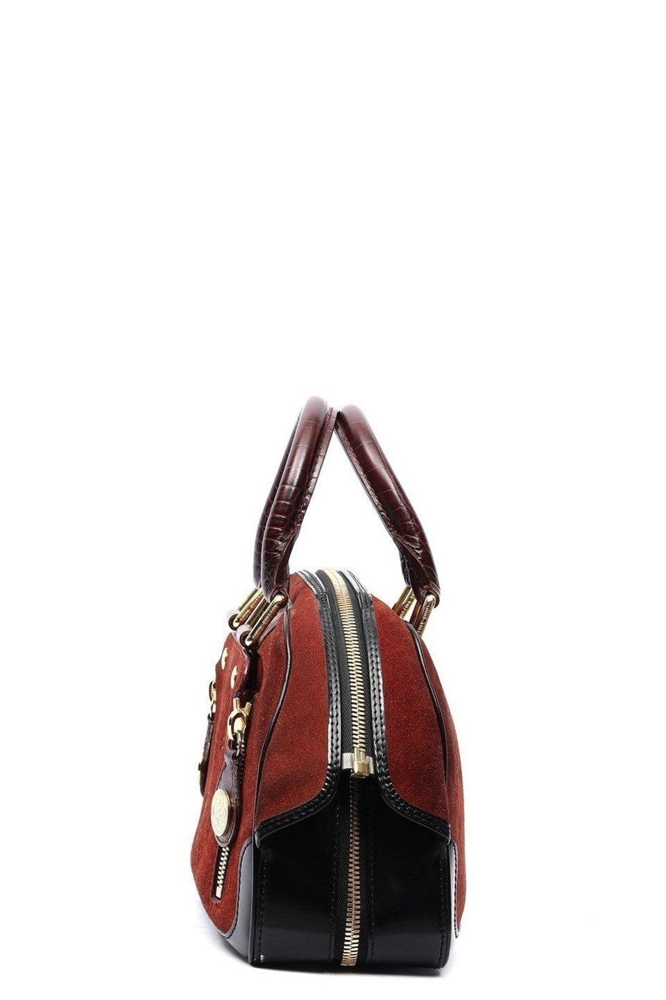 Limited Edition Suede Havane Stamped Bag