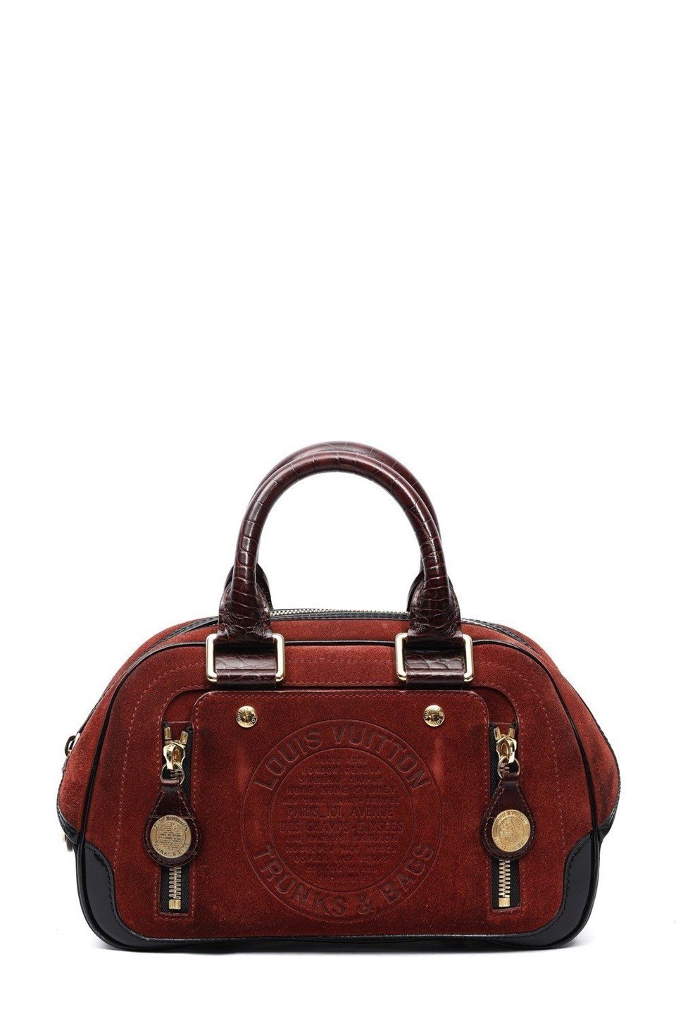 Limited Edition Suede Havane Stamped Bag