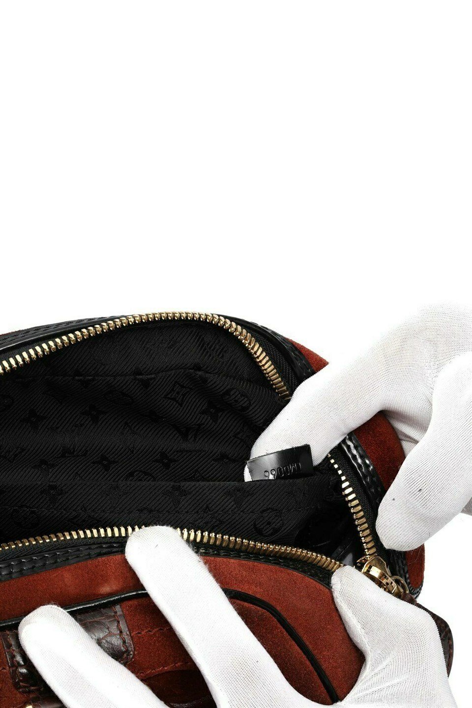 Limited Edition Suede Havane Stamped Bag