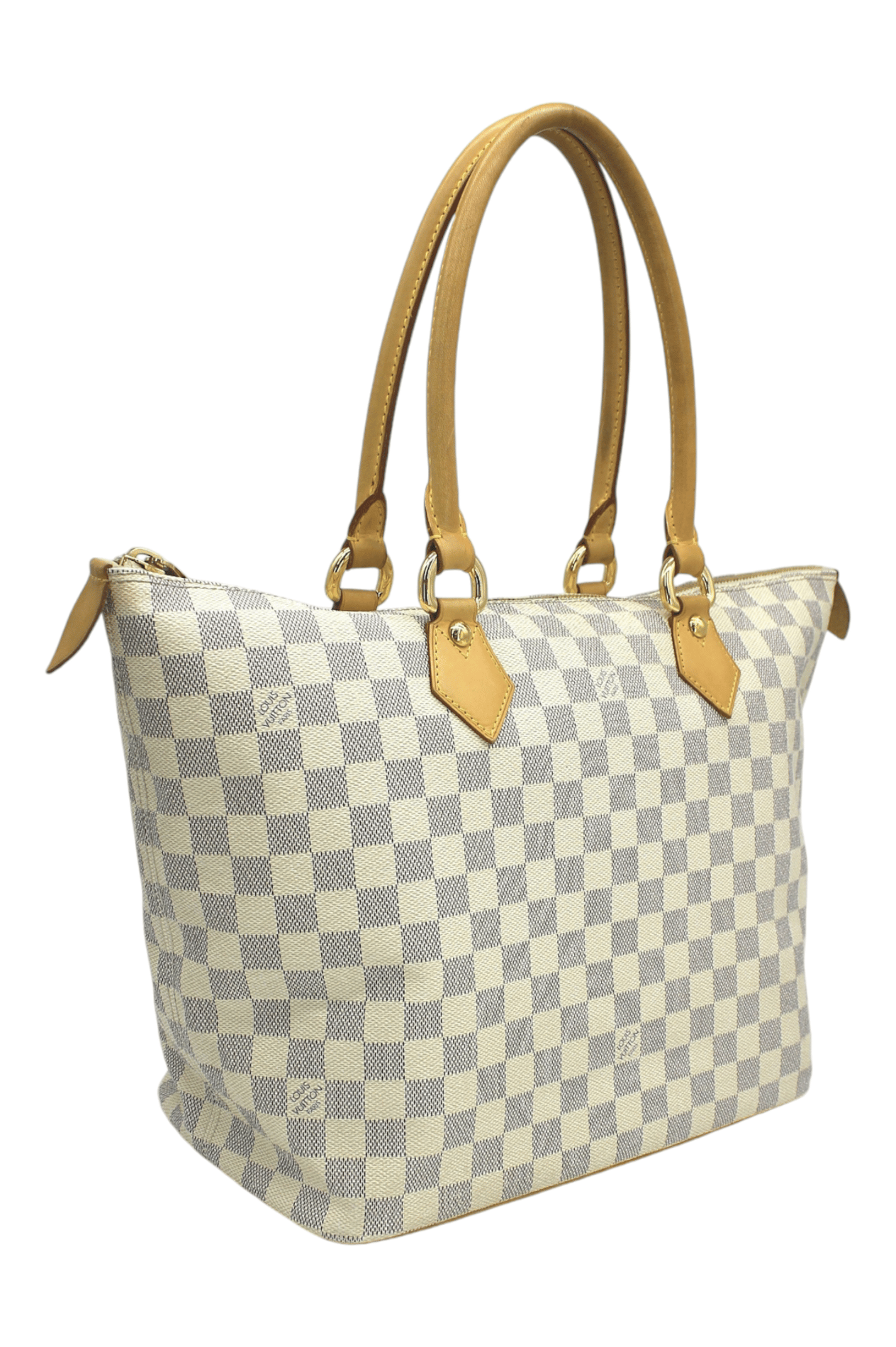  Louis Vuitton Beige Damier Azur Saleya MM Tote Bag LOUIS VUITTON  
