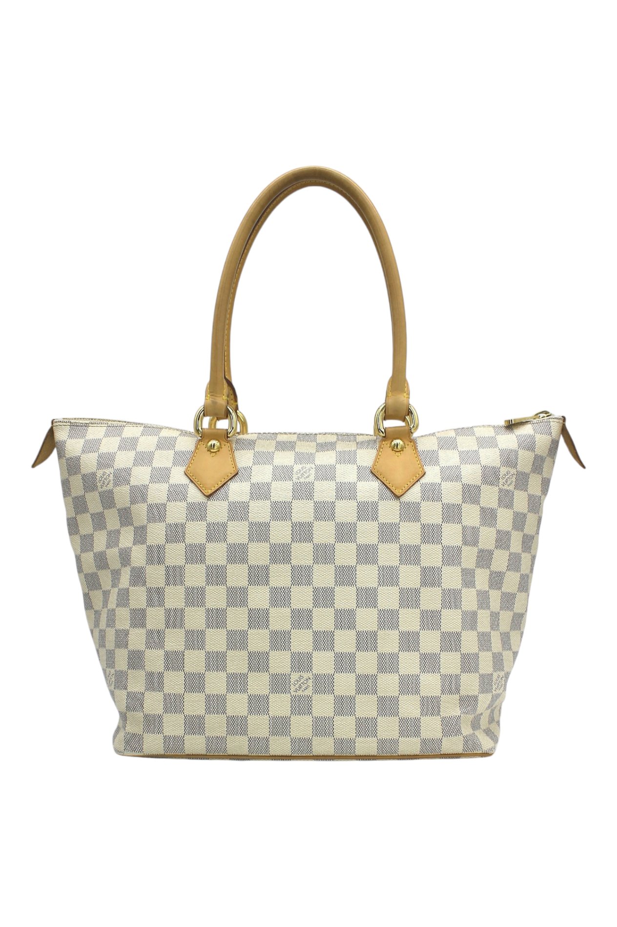  Louis Vuitton Beige Damier Azur Saleya MM Tote Bag LOUIS VUITTON  