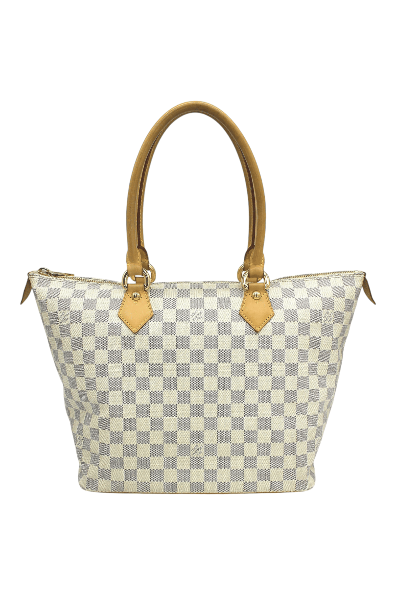  Louis Vuitton Beige Damier Azur Saleya MM Tote Bag LOUIS VUITTON  