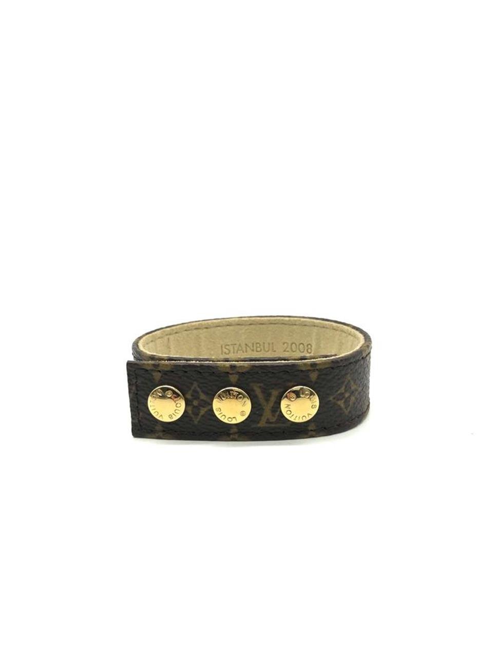 Louis Vuitton Brown Monogram Bracelet LOUIS VUITTON  