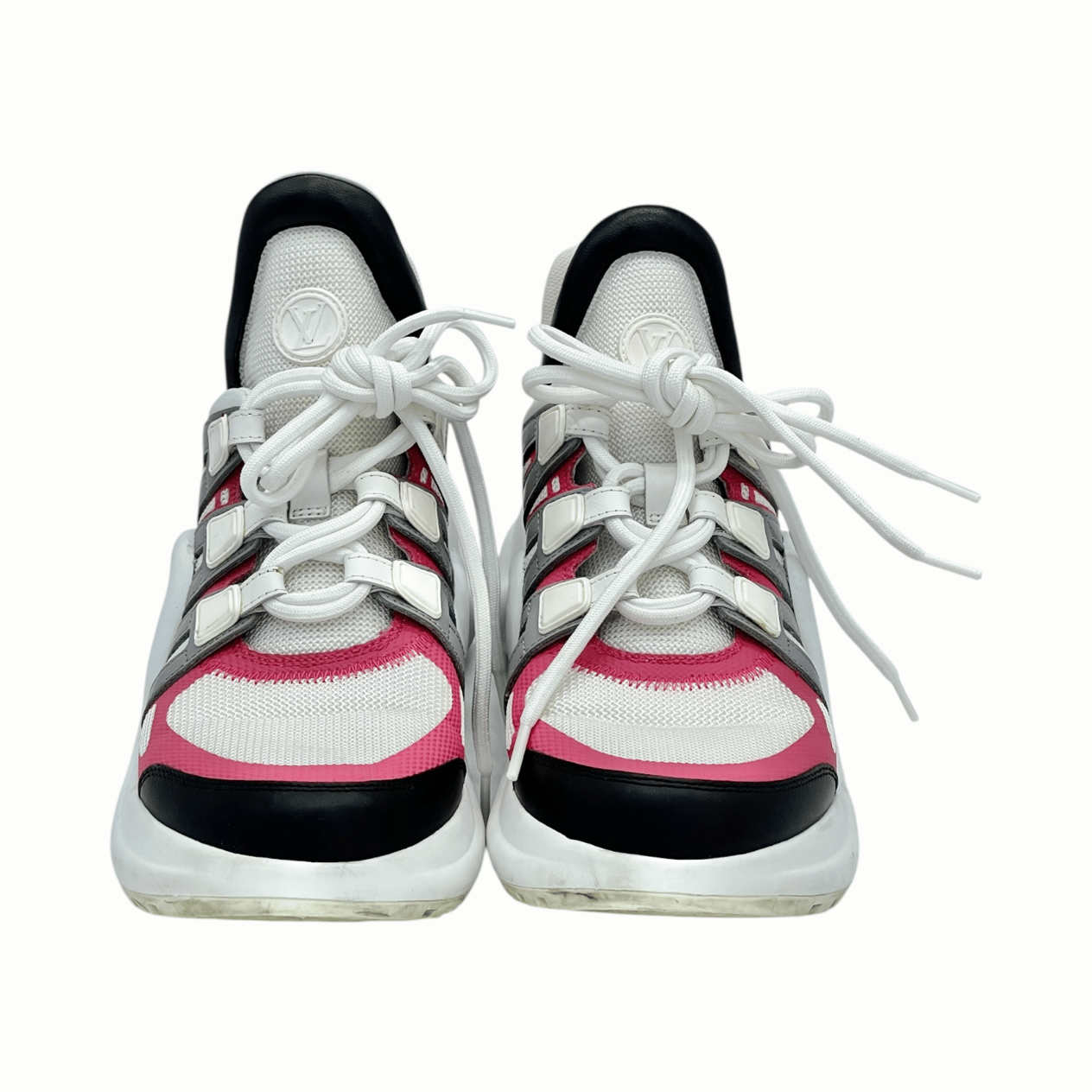  Louis Vuitton Pink White Archlight Sneakers 36.5 LOUIS VUITTON  