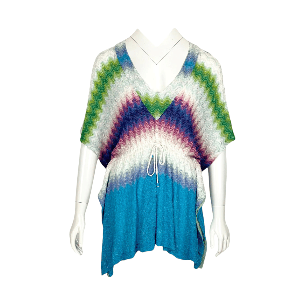 Missoni Mare Multicolor Zigzag Kaftan IT38 MISSONI  