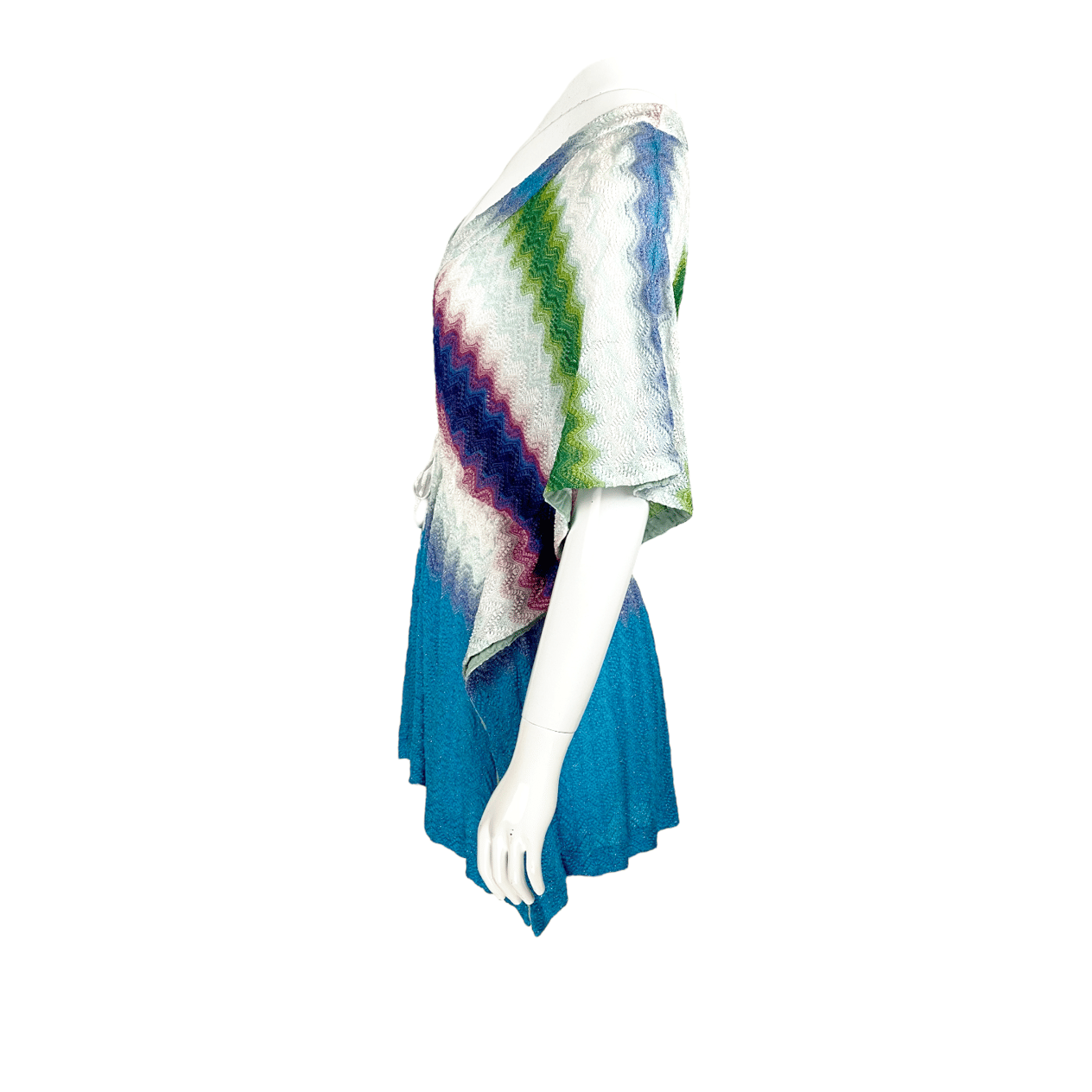  Missoni Mare Multicolor Zigzag Kaftan IT38 MISSONI  
