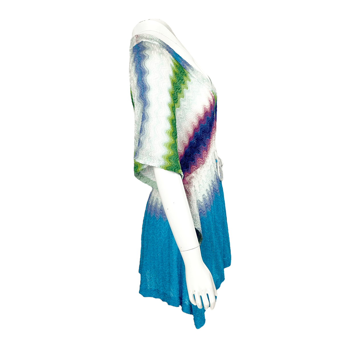  Missoni Mare Multicolor Zigzag Kaftan IT38 MISSONI  