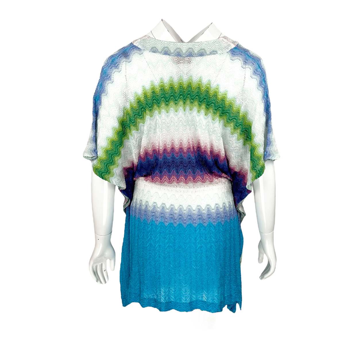  Missoni Mare Multicolor Zigzag Kaftan IT38 MISSONI  