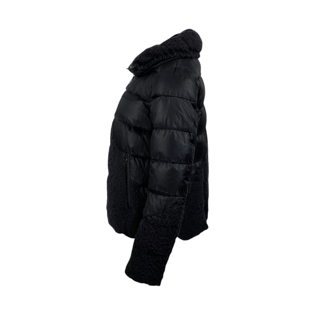  Moncler Black Panache Down Jacket 1 MONCLER  