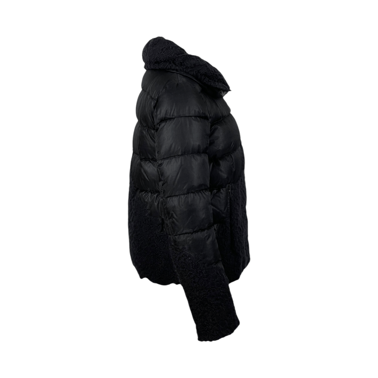  Moncler Black Panache Down Jacket 1 MONCLER  