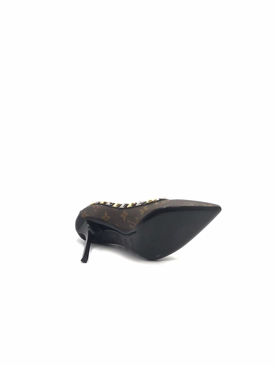 Monogram Coated Canvas Eldorado Heels LOUIS VUITTON