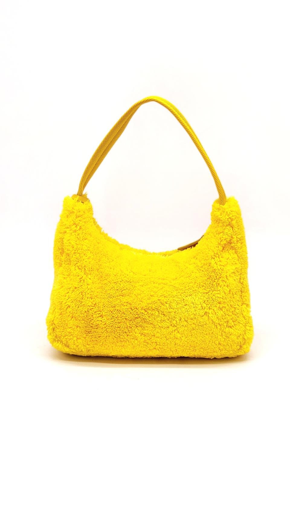  Prada Re Edition 2000 Yellow Terry Mini Bag PRADA  