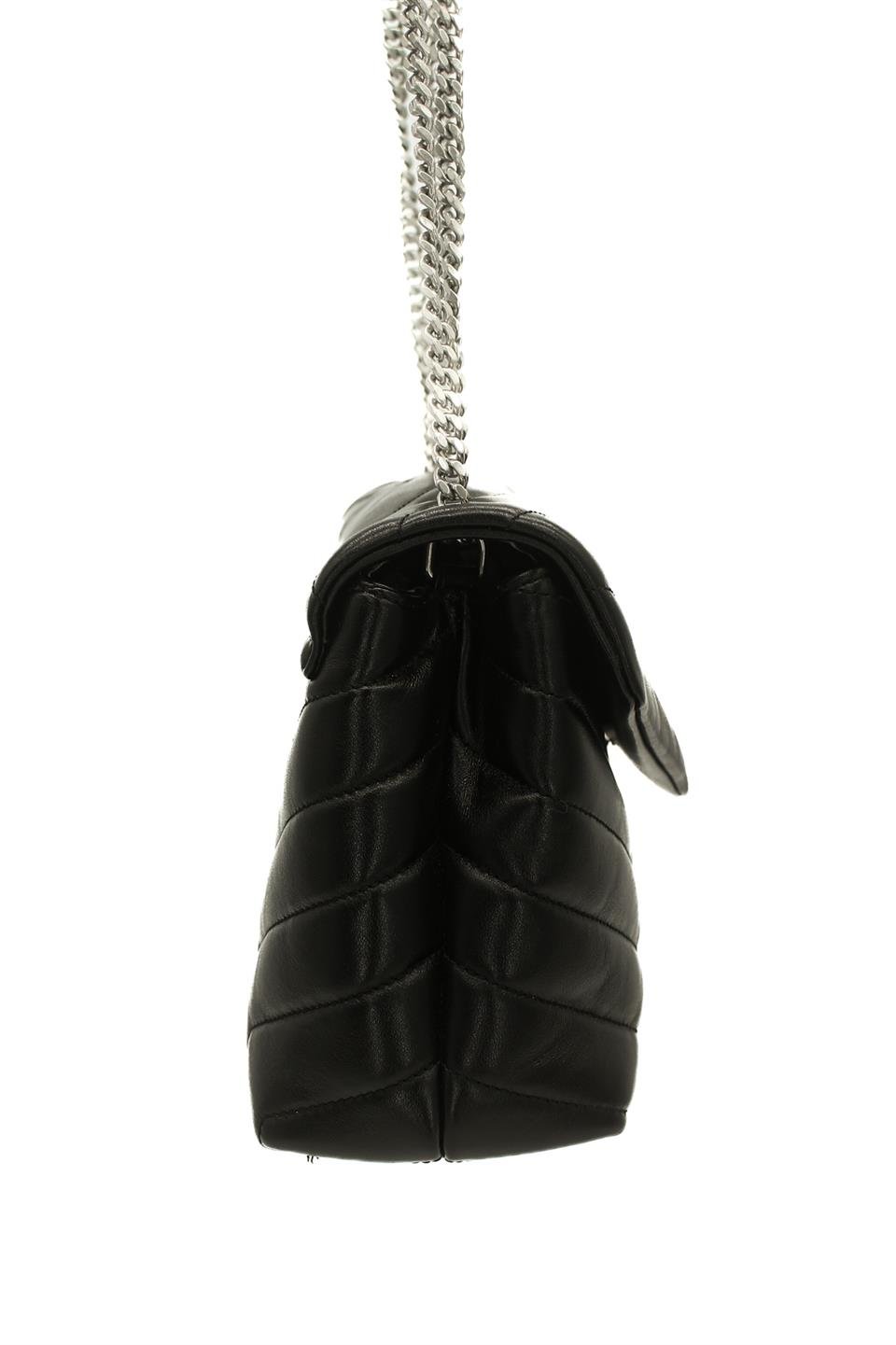  Saint Laurent Black Leather Small Loulou Bag YVES SAINT LAURENT  