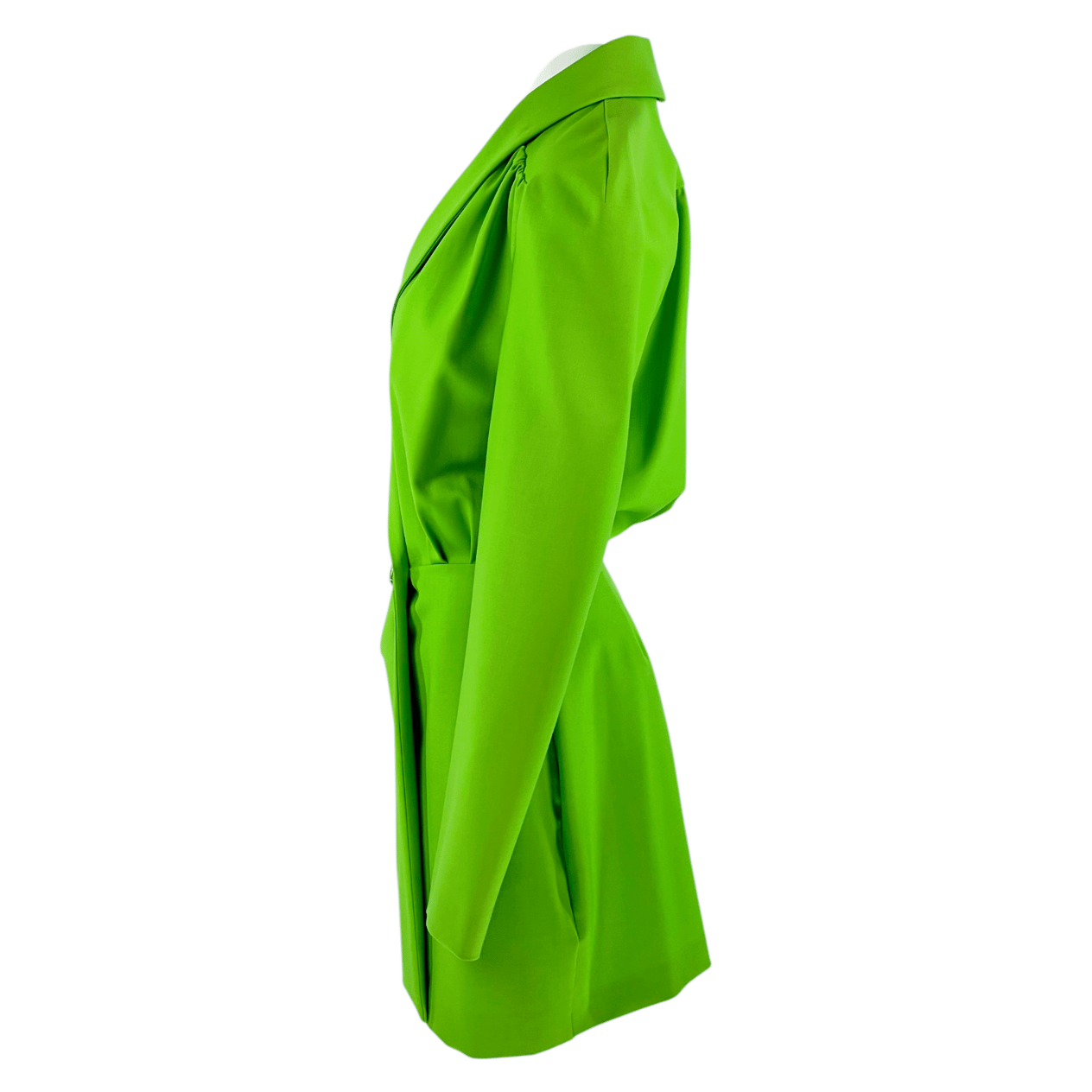  The Attico Neon Green Double Breasted Blazer Jacket IT42 THE ATTICO  