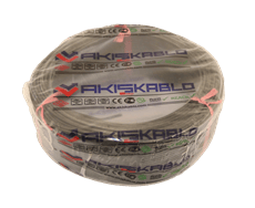 Kablo NYAF Akış Bakır Kahve 0.75 mm2 (100 Mt)
