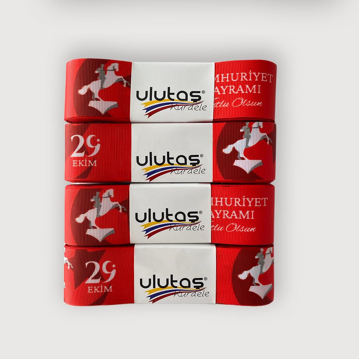 29 Ekim Grogren Kurdele 4'lü Paket 4 Cm 10 Mt