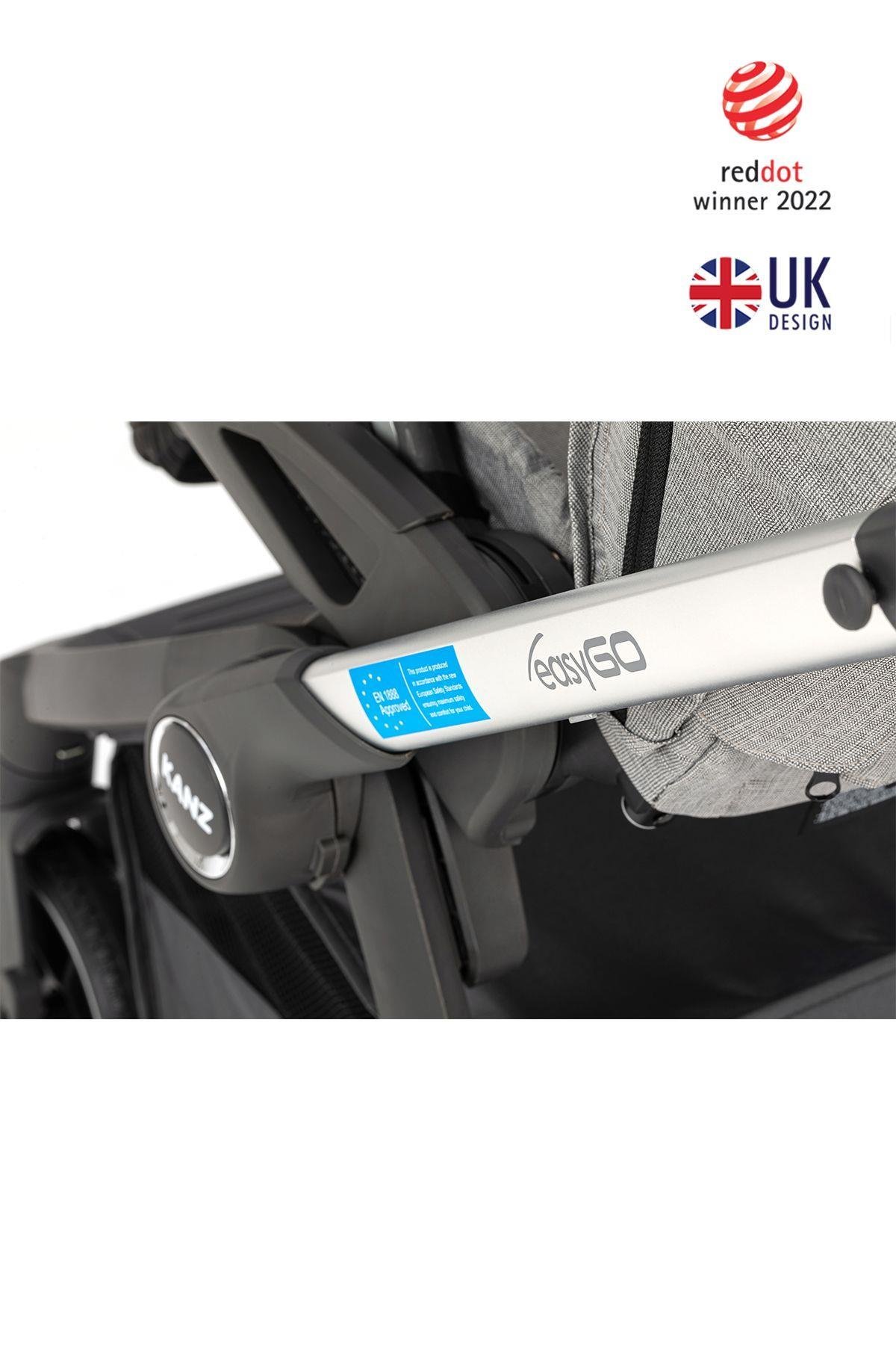 Kanz easyGO Ödüllü Travel Sistem Bebek Arabası Siyah