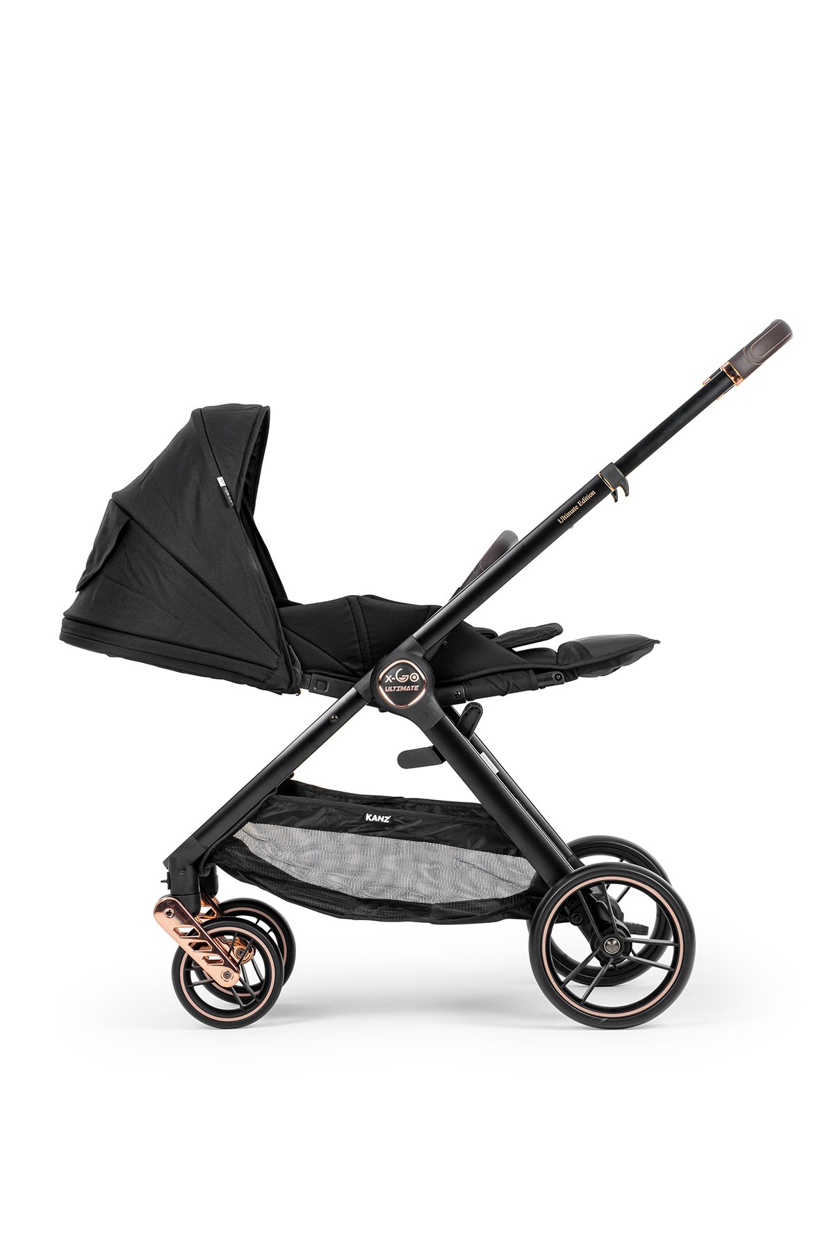 Kanz x-Go Ultimate Travel Sistem Bebek Arabası Rose Gold Siyah