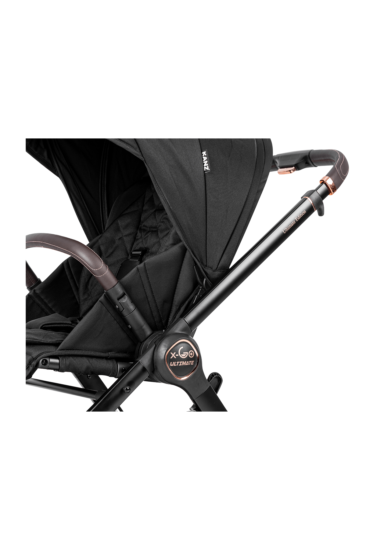 Kanz x-Go Ultimate Travel Sistem Bebek Arabası Rose Gold Siyah