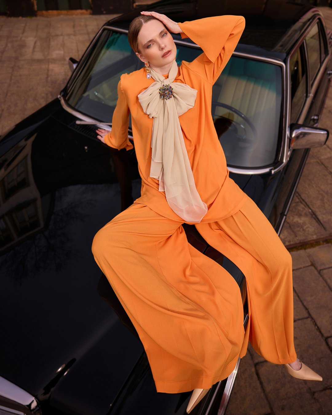 MANGO PLİSE DETAYLI TAKIM