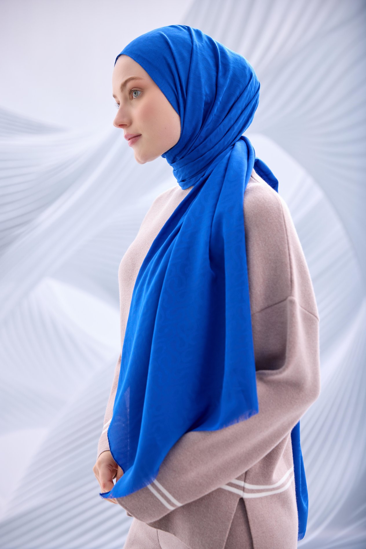 SAKS BULMACA DESEN JAKAR ŞAL-YQ03001