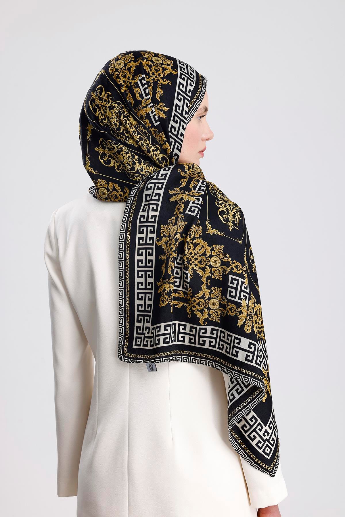 SİYAH-GOLD SCABELLA PREMIUM ŞAL