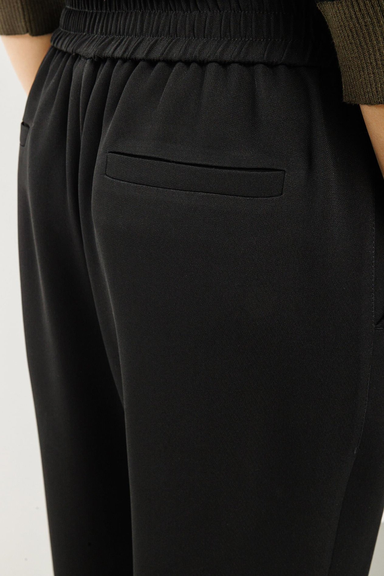 Elastan Kemerli Bol Kesim Pantolon