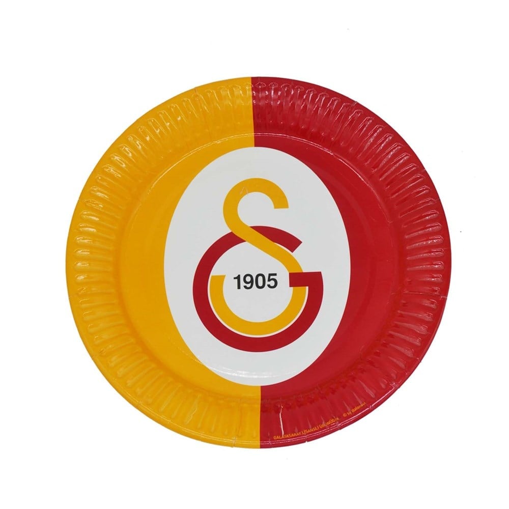 Galatasaray Baskılı 8li Kağıt Tabak