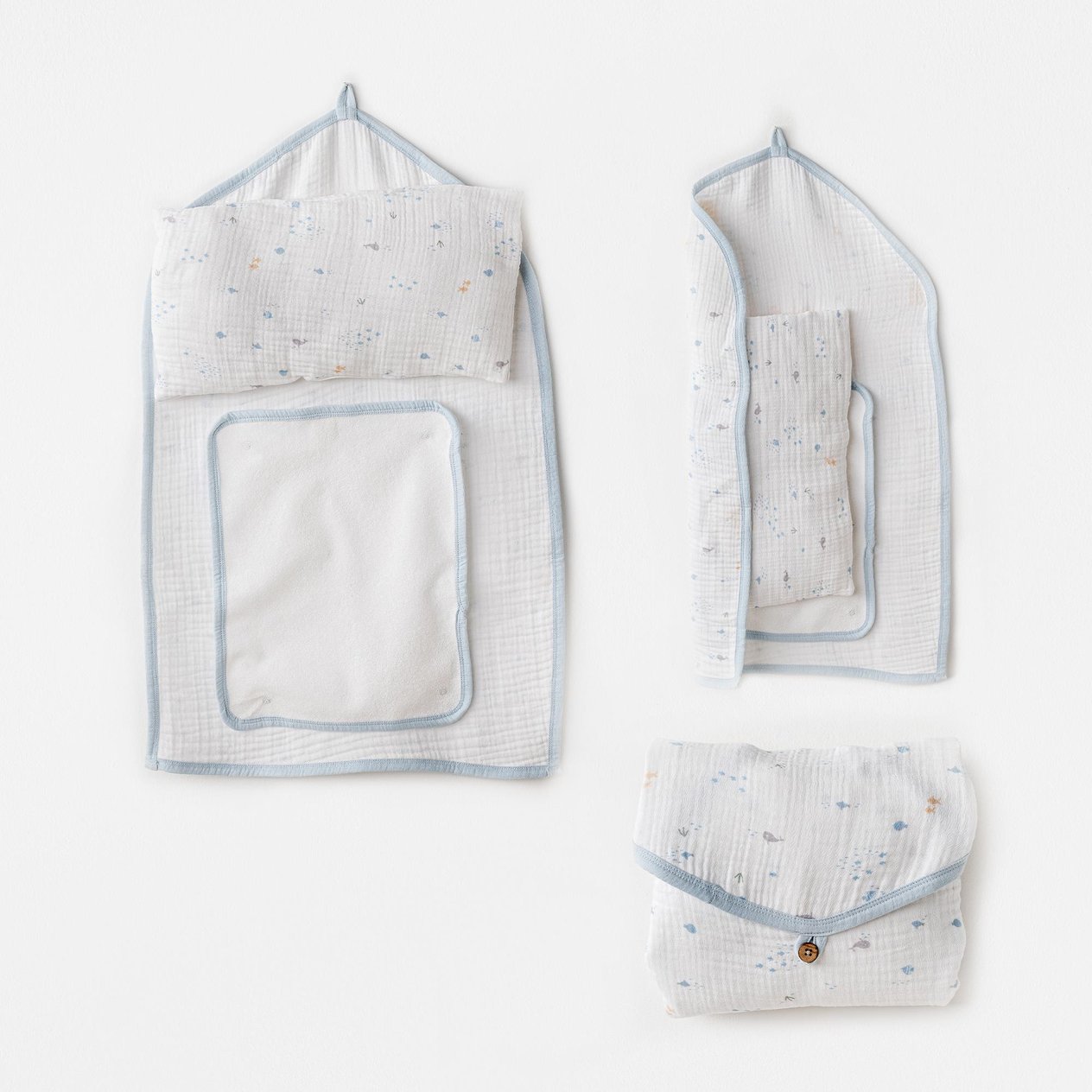 BEBEK ALT AÇMA CHANGING MAT OCEAN IS MY HAPPY PLACE MUSLIN