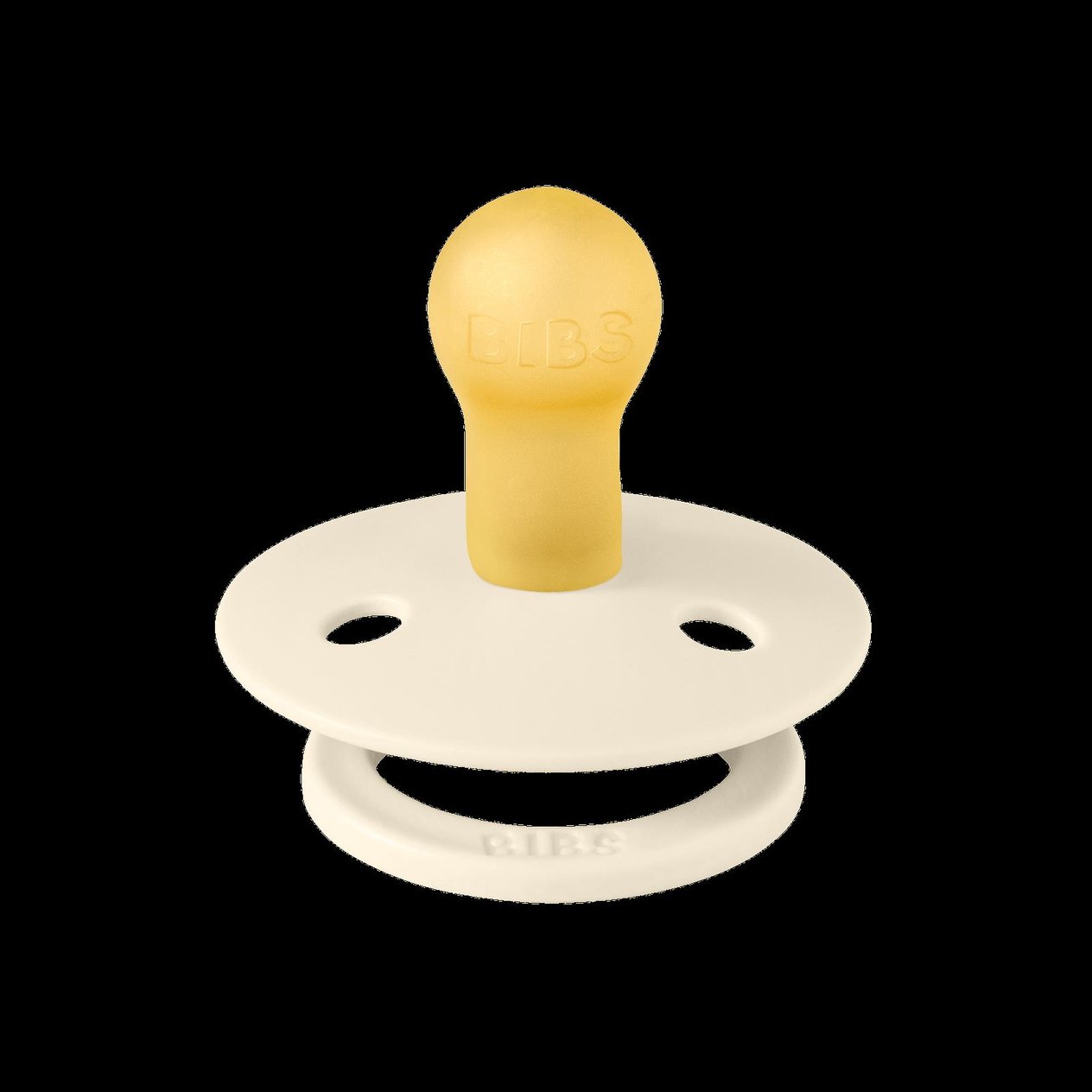 Bibs Studio Colour Pin Kauçuk Emzik - Ivory / Vanilla