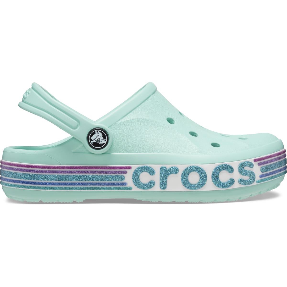 Crocs Bayaband Rainbow Glitter Clg K Beyaz Çocuk Sandalet