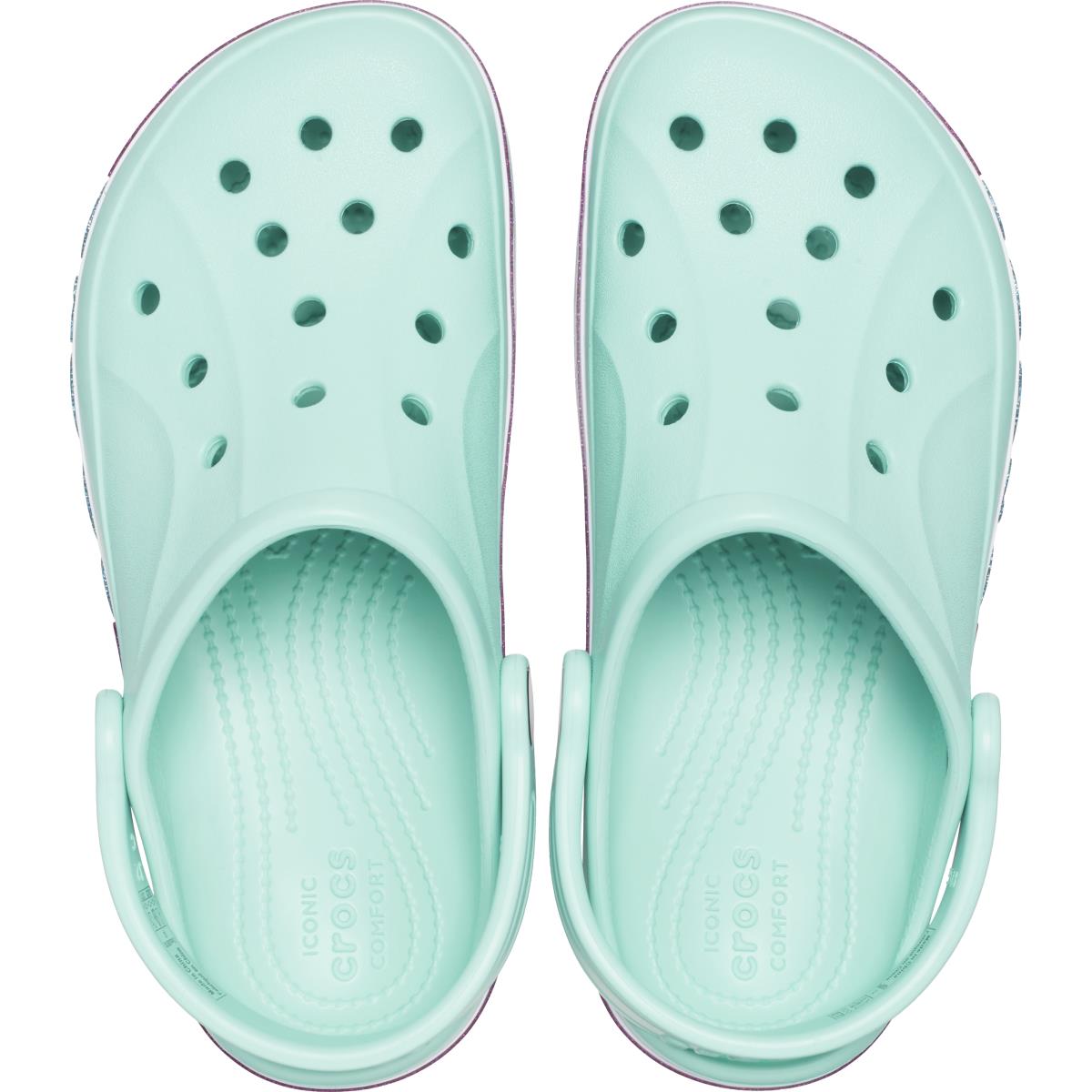 Crocs Bayaband Rainbow Glitter Clg K Beyaz Çocuk Sandalet
