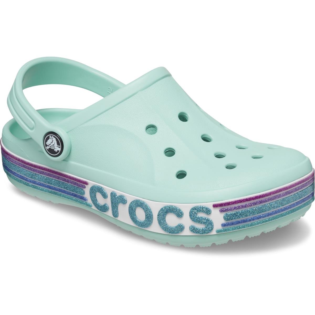 Crocs Bayaband Rainbow Glitter Clg K Beyaz Çocuk Sandalet