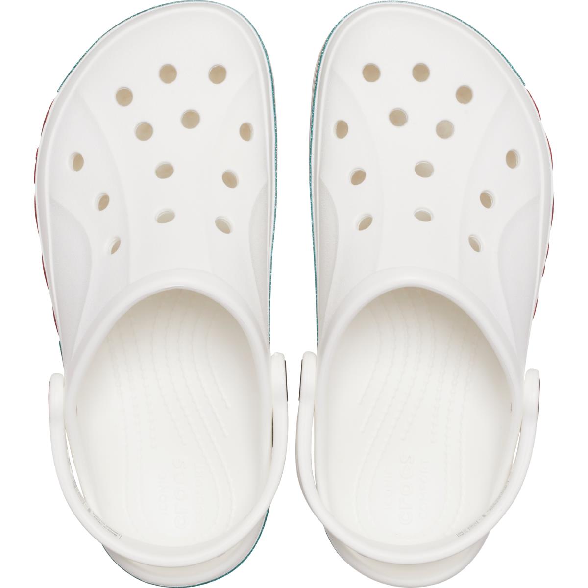 Crocs Bayaband Rainbow Glitter Clg K Beyaz Çocuk Sandalet