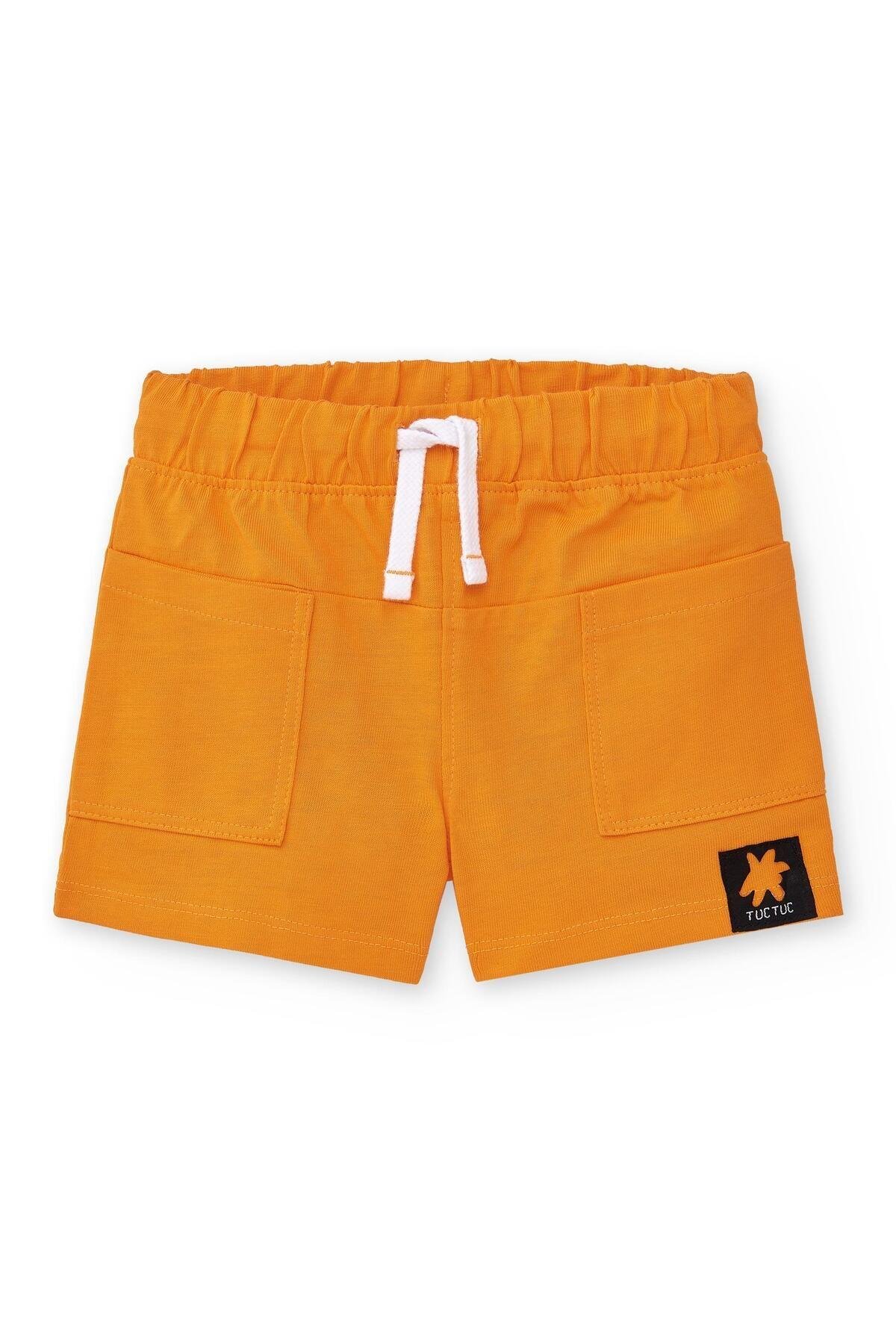 Jersey Erkek Çocuk Turuncu Bermuda 11369926