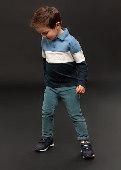 Mayoral Erkek Çocuk KoyuMavi Fitilli Pantolon Basic Slimfit 