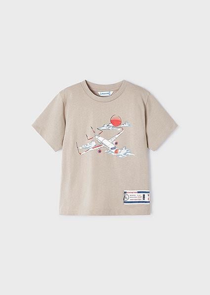 Mayoral Erkek Çocuk Krem T-shirt 03020-020